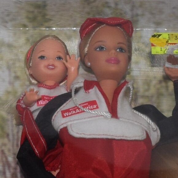 Vintage-1998-Barbie and Kelly March of Dimes WalkAmerica - Picture 2 of 7